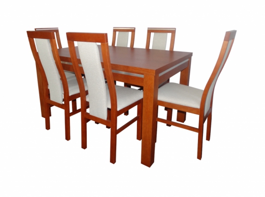 Komplet stół z krzesłami